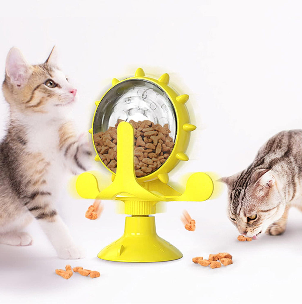 Interactive Spinning Treat Dispenser – Gatto Perro